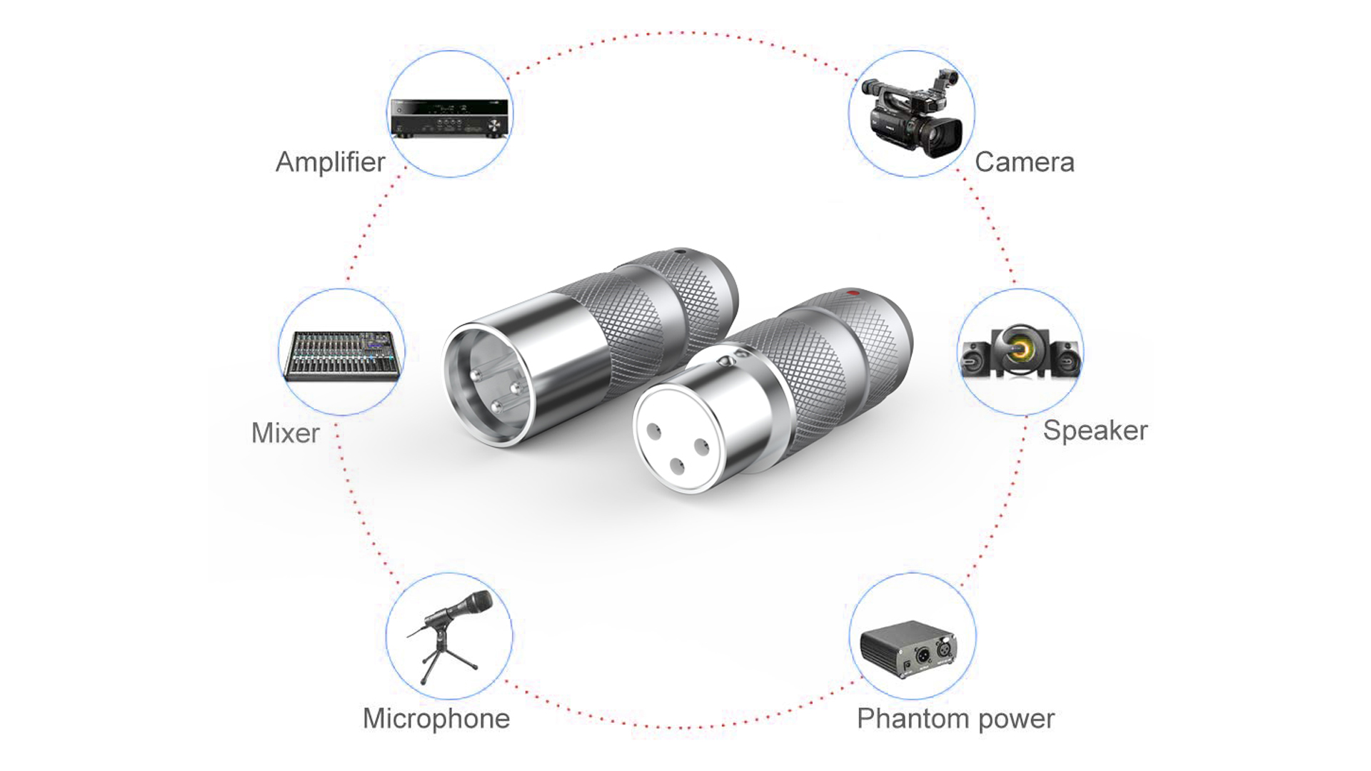 Amazon.com: Viborg Hi-End XLR Connectors 3Pins Solder Type Balance